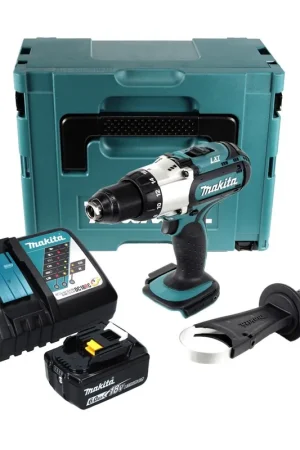 Commande En Gros Makita DDF 451 RG1J Perceuse-visseuse sans fil 18 V 80 Nm + 1x Batterie 6,0 Ah + Chargeur + Makpac