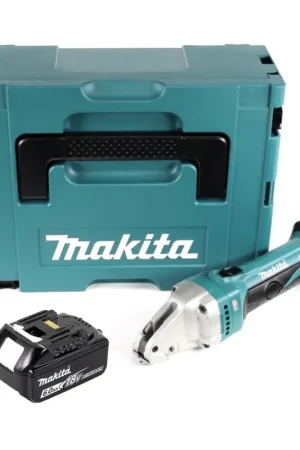 Makita DJS 161 G1J Cisaille sans fil 18 V 1,6 mm + 1x Batterie 6,0 Ah + Makpac - sans chargeur Solde