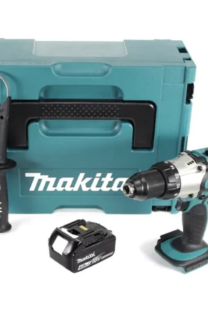 Makita DDF 451 M1J Perceuse-visseuse sans fil 18 V 80 Nm + 1x batterie 4,0 Ah + Makpac - sans chargeur Seulement Aujourd'hui