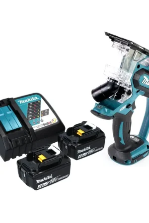 Makita DSD 180 RM scie à plâtre sans fil 18 V + 2x batterie 4,0 Ah + chargeur Nouveauté