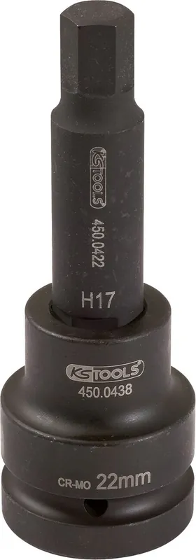 KS TOOLS 3/4' Douilles à chocs 6 pans, longues, 22 mm ( 450.0463 ) Petit Prix