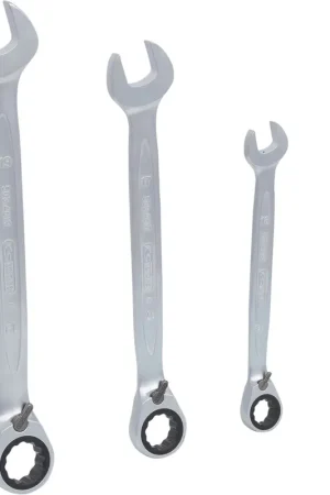KS TOOLS Jeu de clés mixtes à cliquet réversible GEARplus, 4 pcs ( 503.4604 ) Dernière Chance
