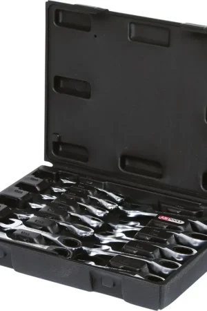 KS TOOLS Jeu de clés mixtes à cliquet courtes GEARplus, 12 pcs ( 503.4652 ) Meilleur Prix