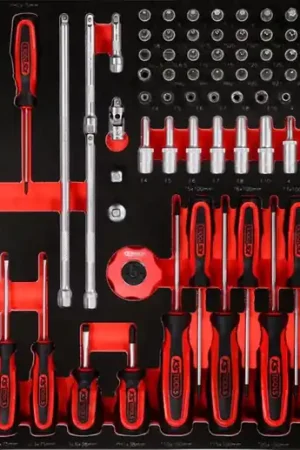 Soldes KS TOOLS Jeu de clés à douille et de tournevis 1/4' dans insert en mousse, 146 pcs ( 813.0146 )
