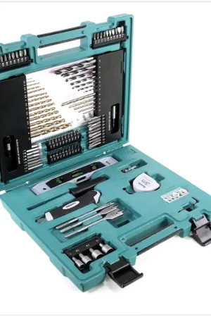 Makita D-31778 Mèches, Perceuses et Accessoires - 104 pièces + Coffret de transport Satisfait Ou Remboursé