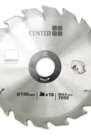 N30634 Lame de scie circulaire 190 x 30 x 2,6 mm Nouveauté