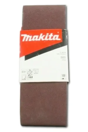 Expédition Rapide Makita Bandes abrasives, 100 x 610 mm, K 100 - 5 pièces. (P-36918) pour ponceuse à bande Makita 9403 et 9404
