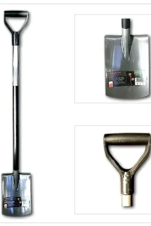 Solde Fiskars Bêche du jardinier ronde ergonomique