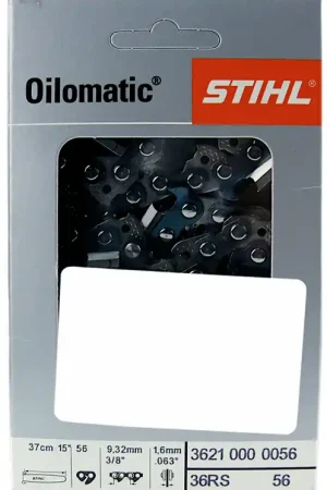 Achetez Aujourd'hui STIHL Rapid Super Chaîne de tronçonneuse 3/8" + Maillon d'entrainement d'une épaisseur de 1,6 mm - 37 cm (3621 000 0056)