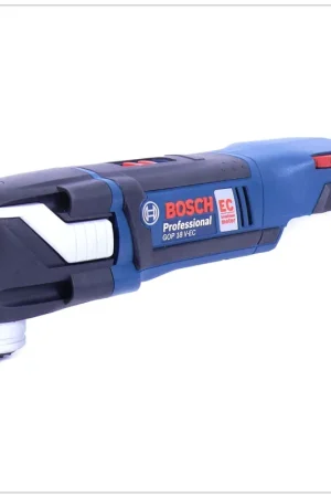 Bosch GOP 18 V-EC Professional Decoupeur-ponceur sans fil + Insert L-BOXX + Set d'accessoires - sans batterie - sans chargeur Vente Directe