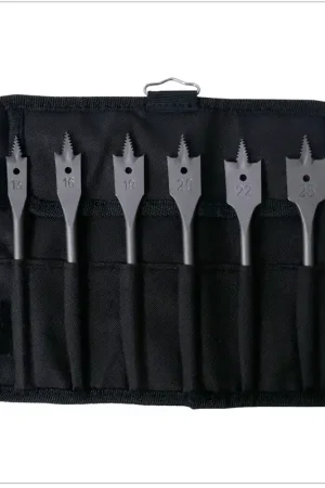 Offre Exclusive Bosch Accessoires Jeu de Mèches à fraiser plates Self Cut 1/4" hexagonal - 6 pièces 13- 25mm ( 2608595425 )