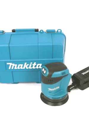 Makita DBO 180 ZK Ponceuse excentrique sans fil 18V + Coffret de transport - sans batterie - sans chargeur Offre Exclusive