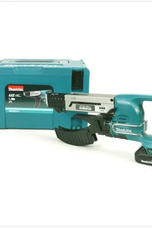 Makita DFR 550 Y1J Visseuse automatique sans fil 18V, 25-55mm + 1x Batterie 1,5Ah + Makpac - sans chargeur Soldes