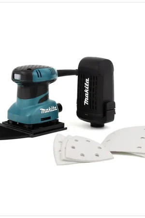 Makita BO4565 Ponceuse vibrante 219 x 100mm, 200W + Set de Papier abrasif - 9 pcs. Livraison Express