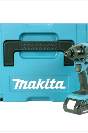 Top Vente Makita DTD 129 Y1J Visseuse à percussion sans fil 18 V + 1x Batterie 1,5 Ah + MAKPAC - sans chargeur