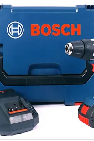 Commande En Gros Bosch GSR 18 V-EC Perceuse-visseuse sans fil + Coffret de transport 1x Batterie 4 Ah Bosch + Chargeur