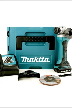 Achetez Aujourd'hui Makita DGA 452 Kit Y1J-D 18 V Meuleuse sans fil Ø 115 mm avec boîtier MAKPAC inclus Batterie BL 1815 N + chargeur DC18RC