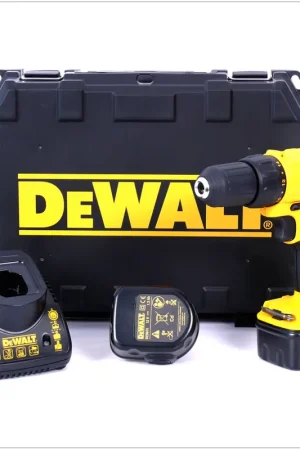 DEWALT DC 740 KA 12 V 1,3Ah NiCd Perceuse-visseuse sans fil + 2x Batteries 12 V 1,3 Ah + Chargeur + Coffret de transport Super Prix