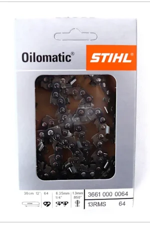 Commande En Gros Stihl 13RMS (ciseau complet) 1/4 1,3 64 maillons Chaîne de scie pour lame de 30 cm (3661 000 0064)