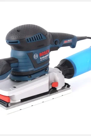 Produit De Marque Ponceuse vibrante GSS 280 AVE Professional Bosch avec boîtier microfiltre et poignée supplémentaire