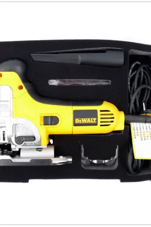 Usine Directe DeWalt DW 333 Scie sauteuse 701 W + Insert T Stak + Lames de scie sans coffret T-Stak