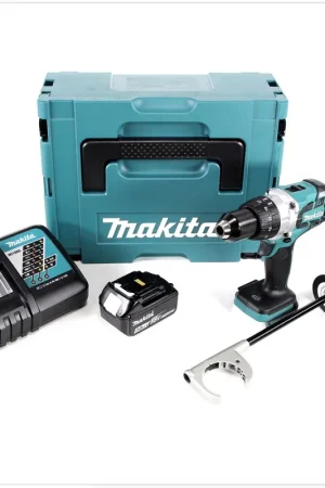 Makita DDF 481 RF1J Perceuse-visseuse sans fil 18V 115 Nm + Makpac + 1x Batterie 3,0 Ah + Chargeur Marque