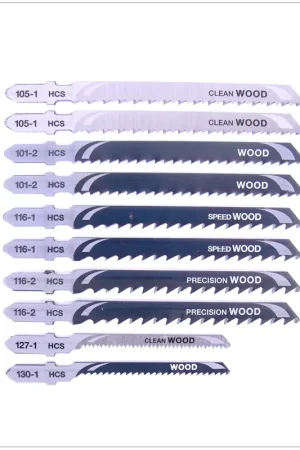 Dewalt DT 2290 HCS Set: Lames de scie sauteuse pour bois, 10 pcs. Livraison Express