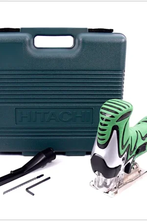 Commander Vite Hitachi CJ 110 MVA Scie sauteuse + Adaptateur d'aspiration + Lame de scie + Coffret de transport