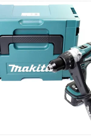 Makita DDF 448 Y1J Perceuse visseuse sans fil 14,4 V Li-Ion + Batterie 1,5 Ah + Makpac Prix Choc