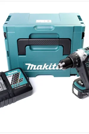 Makita DDF 448 Kit RY1J Perceuse-Visseuse sans fil 14,4V Li-Ion avec boîtier MAKPAC inclus Batterie + chargeur Commande En Gros