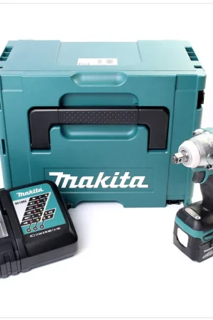 Offre Du Jour Makita DTW 280 RM1J 14,4 V Li-Ion Boulonneuse à chocs sans fil avec boîtier Makpac + 1x Batterie BL 1440 4 Ah + Chargeur