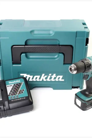 Makita DDF 446 Kit RY1J Perceuse visseuse compacte sans fil Li-Ion 14,4V avec boîtier MAKPAC inclus Batterie + chargeur Expédition Rapide