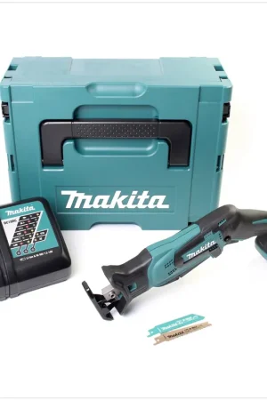 Must-Have Makita DJR 145 RM1J Scie sabre recipro sans fil 14,4 V Li-ion + Coffret Makpac + 1x Batterie 4 Ah + Chargeur