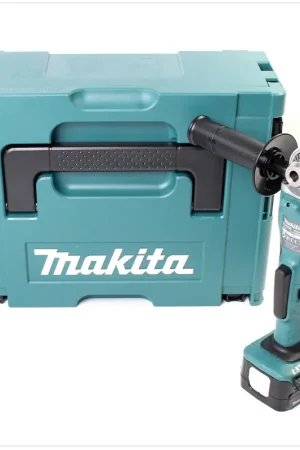 Makita DDA 340 Y1J Perceuse d'angle sans fil 14,4 V - Li-Ion + 1x Batterie 1,5 Ah + Makpac Commander Vite