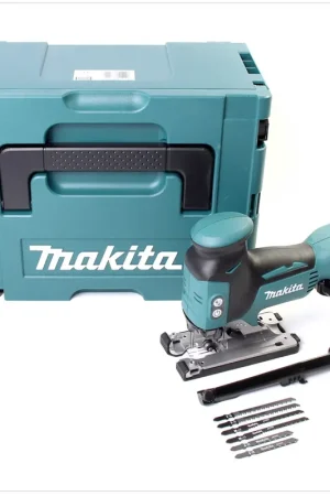 Makita DJV 141 Y1J Scie sauteuse pendulaire sans fil 14,4V Brushless + 1x Batterie 1,5Ah + Coffret Makpac - sans chargeur Satisfait Ou Remboursé