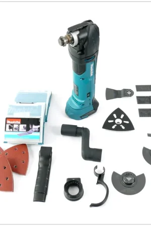 Must-Have Makita DTM 51 Découpeur-ponceur Multifonctions sans fil 18V Li-ion + Set d'accessoires, 39 pcs.
