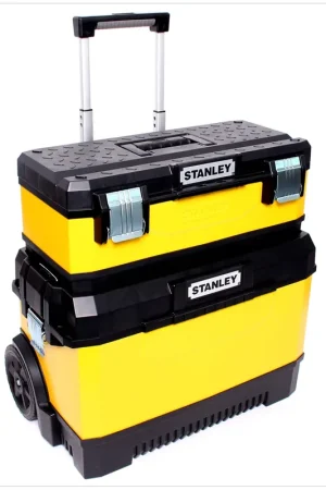 Prix Réduit Stanley Mobile Profibox Coffret métal - Plastique - avec boîte à outils 23 pouces 1-95-831