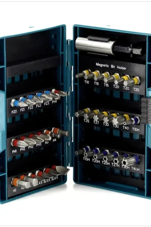 Seulement Aujourd'hui Makita B-28606 Boîte d'embouts - Jeu d'embouts - 37 pièces - Torx + Phillips + Pozidriv