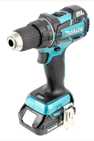 Makita DDF 480 ZY1 Perceuse visseuse sans fil 18 V, sans balai + 1x Batterie 1,5 Ah Super Prix