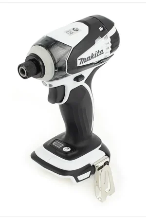 Nouvel Arrivage Makita DTD 146 ZW Clé à chocs sans fil Li-ion 18V BLANC - appareil solo sans accessoires