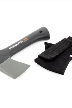 Fiskars X5 - XXS Hachette de camping + Sac en toile noir (121121) Expédition Rapide