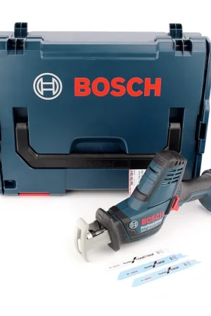 Bosch GSA 18 V-LI C Professional Scie sabre sans fil avec boîtier L-Boxx ( 06016A5001 ) - Sans Batterie, ni Chargeur Offre Limitée