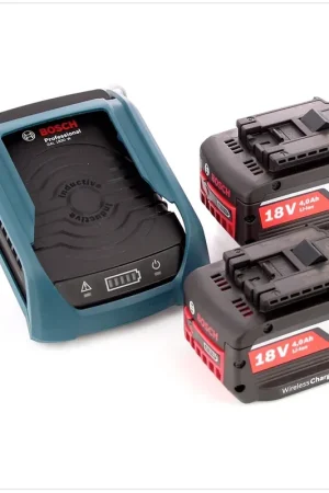 Nouveauté Bosch Chargeur sans fil GAL 1830 W Professional + 2x Batteries (1600A00C42)