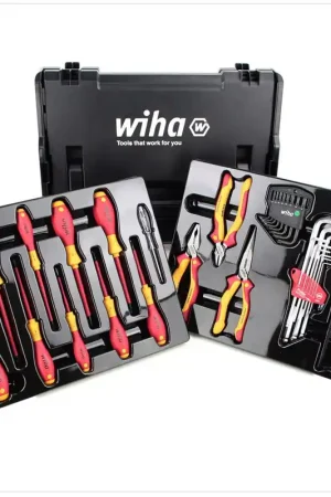 Wiha set d'outils pour électricien 31 pcs. + Bosch L-Boxx Coffret 102 noir (16054381CT) Promotion Saisonnière