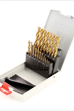 Livraison Express Bosch Pro Box Jeu d'embouts pour métaux HSS-TiN - 19 - pièces 1 - 10 mm ( 2608587015 )