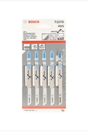 Populaire Bosch Lame de scie sauteuse Special for Alu, T 127 D - 5 pcs. ( 2608631017 )