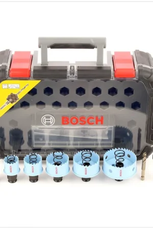 Bosch jeu de scies cloches tôlerie électricien - 9 pièces 22 - 64 mm ( 2608580881 ) Super Prix