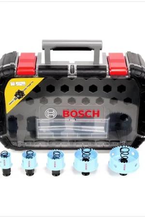 Usine Directe Bosch jeu de scies trépan Sheet Métal - 9 pièces 22 - 64 mm ( 2608580881 )