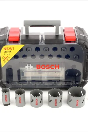 Quantité Limitée Bosch Jeu de scies cloches universel bi métal électricien - 11 pièces 22 - 64 mm ( 2608580885 )