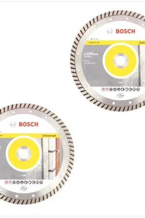 Prix Bas Bosch Diamant Disque de coupe 2er Set 230 x 22,23 Standard for Universal Turbo ( 2608602397 )
